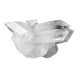 天然白水晶簇水晶柱原石矿石六棱柱消磁摆件矿物宝石标本黄水晶簇