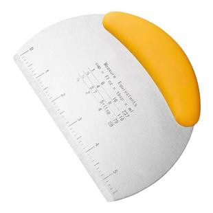 不锈钢切面刀刮板商用带刻度肠粉馒头手擀面刮板烘焙刮刀手工面团