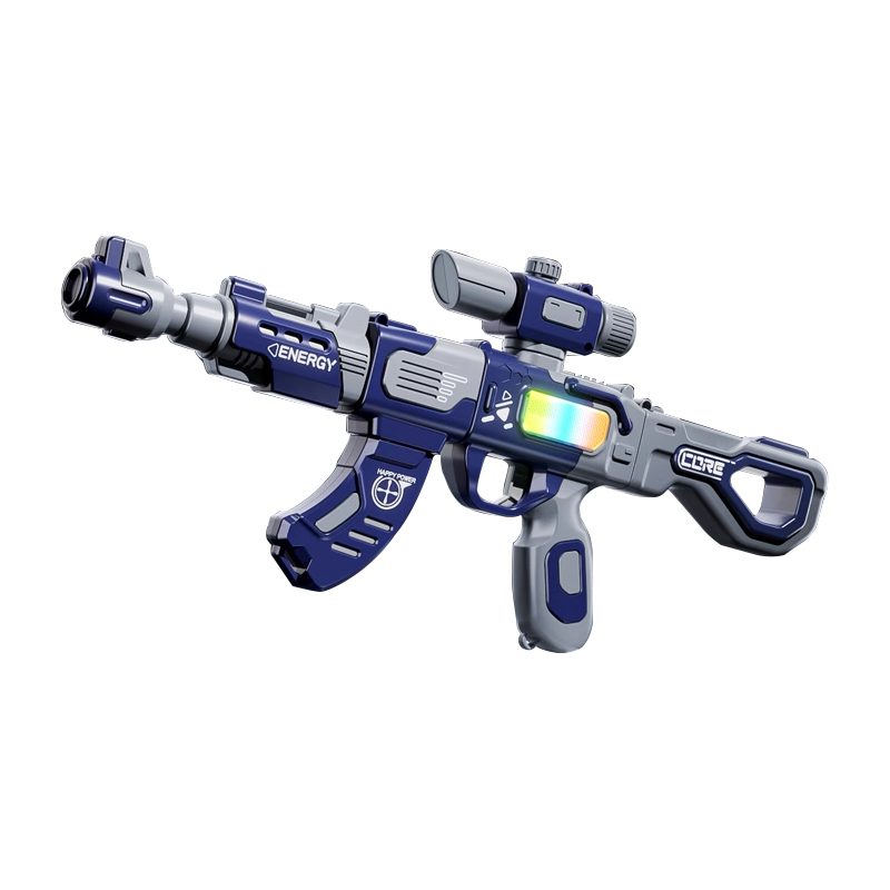 儿童电动玩具枪3-6岁声光百变拼装磁力枪男孩童生日礼物2025新款