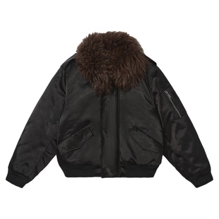 【PacShop】.pac 羊群羊毛领尼龙夹棉飞行夹克 FLOCK BOMBER