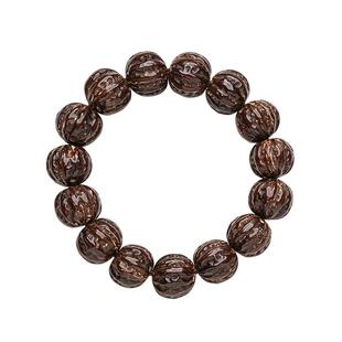 紫金鼠菩提子手串京八棱核桃鼠六方鼠刀痕无相串文玩手链男女p245