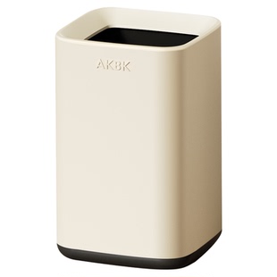 家用垃圾桶酒店厨房客厅卧室厕所高颜值方形双层不锈钢垃圾桶无盖