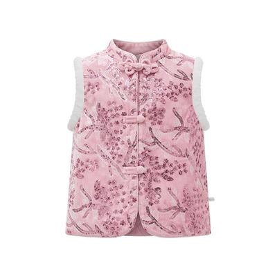 LittleNaive儿童中式刺绣马甲