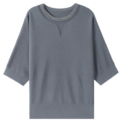 恒源祥桑蚕丝妈妈大码针织衫