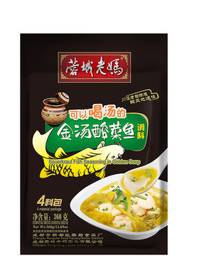 蓉城老妈金汤酸菜鱼调料包360g