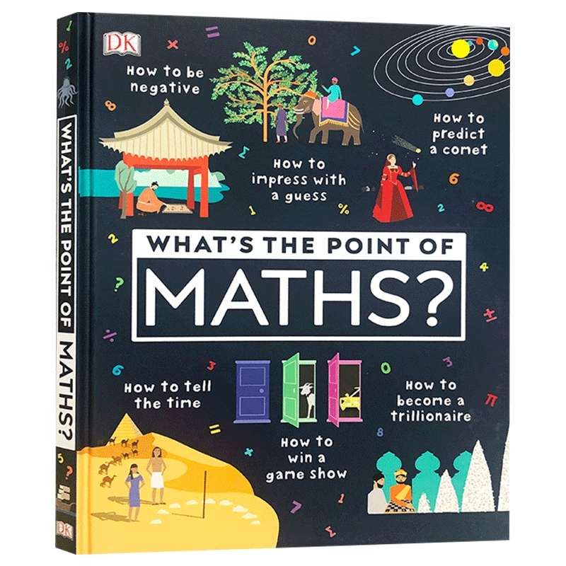 数学的意义是什么 英文原版 What's the Point of Maths DK关于数学的学问 儿童英语启蒙读物 精装 数学起源科普阅读书籍 英文版