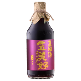 豆油伯金美好特级酿造生抽黑豆原豆酱油非转基因纯粮酿造500ml