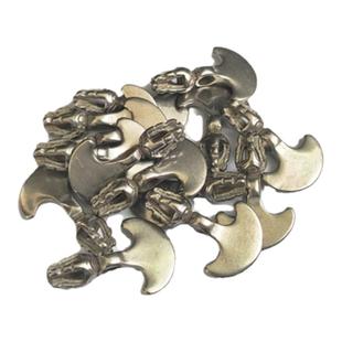 藏传串珠梅花背云大孔道陨铁复古计数器手串配饰计数器挂环八字环