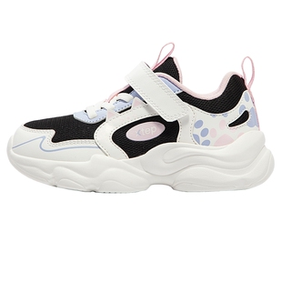 喵喵鞋｜特步女童鞋儿童2026新款加绒保暖棉鞋皮面轻便运动鞋