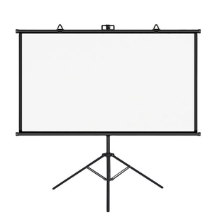 支架幕布抗光投影幕布投影家用投影仪幕布支架落地投影仪支架幕布可移动支架式投影布白玻纤幕布一幕俩用壁挂