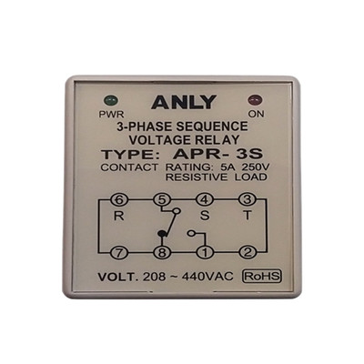 原装正品台湾ANLY相序继电器