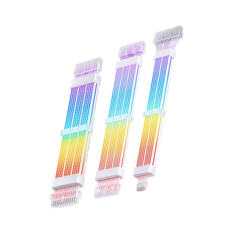 乔思伯霓虹线DY2电源延发光长线主板24pin显卡8pin*3显卡16pin