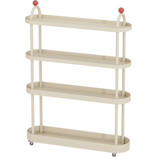 顾得15cm卫生间夹缝置物架落地浴室门后极窄浴室收纳架免打孔移动