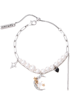 SUMIYAKI原创设计月亮手链女