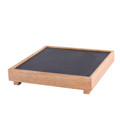 黑色日式风商用木质餐具