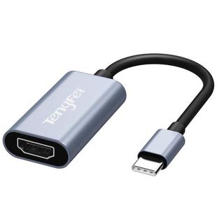 腾飞typec转hdmi转接头雷电3转换器手机投屏显示器适用于ipadpro苹果MacBook华为三星笔记本电脑投影仪同屏