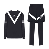 Римский топ + имитация брюк-двойки (с принтом)