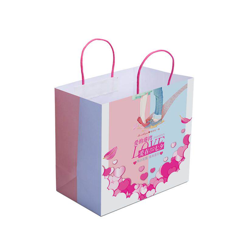 定制情人节手提袋浪漫节日礼品袋