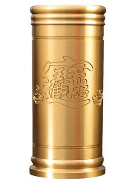 纯铜家用室内装香香筒佛堂供具器