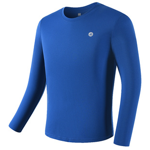 必迈跑步魔方速干长袖男女吸湿排汗透气圆领T恤训练运动健身上衣