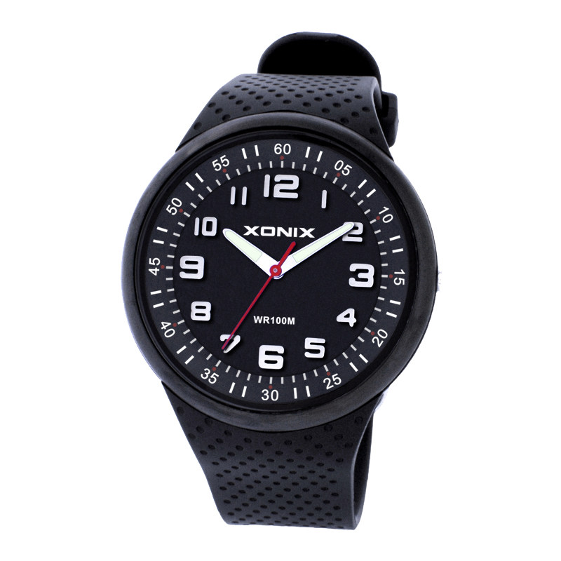 XONIX精准经典个性潮流超薄潜水游泳防水指针学生考试电子表男SB