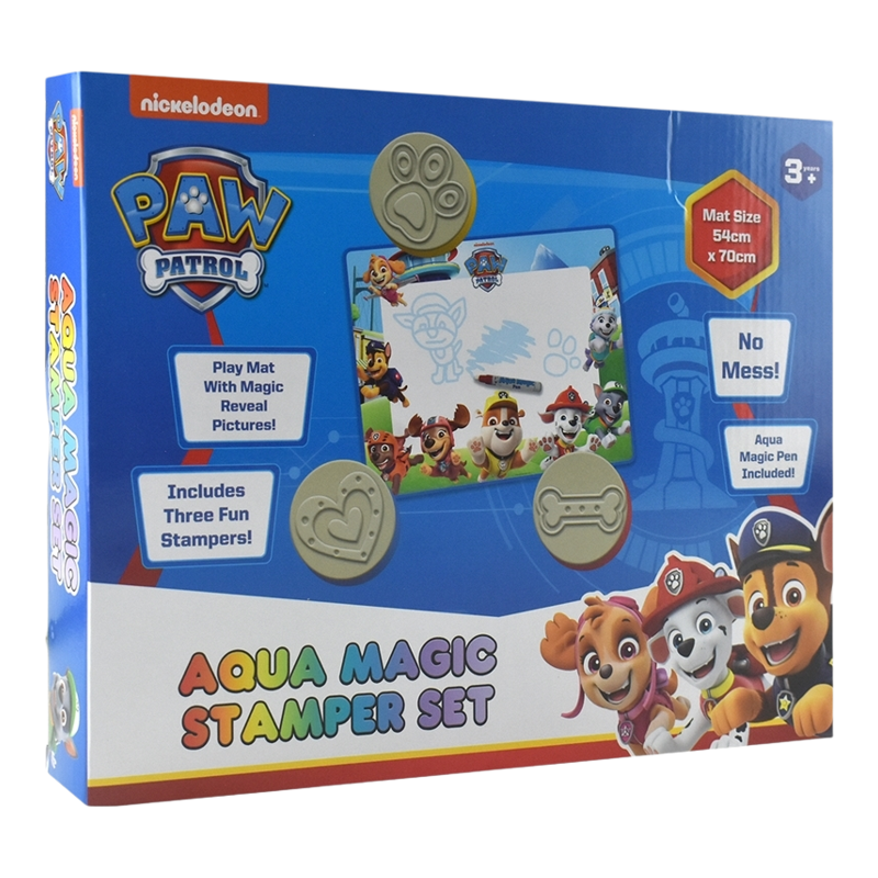 【自营】汪汪队立大功 Paw Patrol Aqua Magic Stamper Set 英文原版水魔法印章套装 水画本 神奇水画书 3-6 岁儿童艺术启蒙读物
