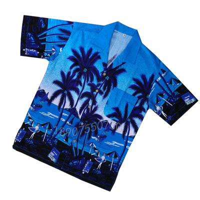 海南岛服沙滩服大码衬衫