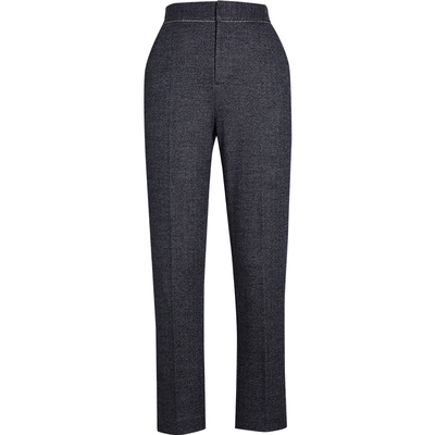 羊毛人字纹LANDI西装小脚裤