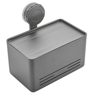 卫生间吸盘纸巾盒浴室壁挂免打孔厕纸盒抽纸卷纸卫生纸收纳置物架