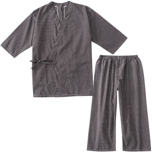汗蒸服女款纯棉2025新款大码情侣男女长款桑拿艾灸服前后开衫开扣