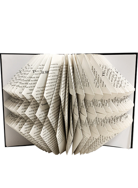 几何折纸英文书轻奢风板房摆件