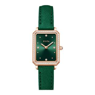 飞亚达小绿表手表女复古时尚小巧女士手表【全网比价 买贵必赔】