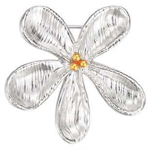 官方正版 Neverfar花叙系列千代兰胸针高档女款精致优雅胸花925银