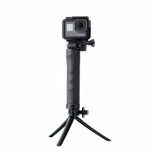 GoPro hero13/12/11/10/9/8/7/6三折自拍杆三向项臂3-way支架配件
