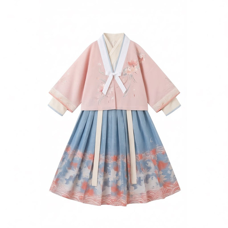 汉服女童2026新款新国风中秋汉服