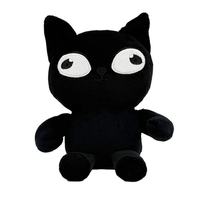 跨境新品 the forge roblox 黑猫毛绒玩具娃娃公仔玩偶