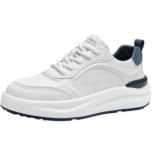 HLA/海澜之家男鞋新款冬季时尚增高舒适运动鞋百搭加绒休闲板鞋男