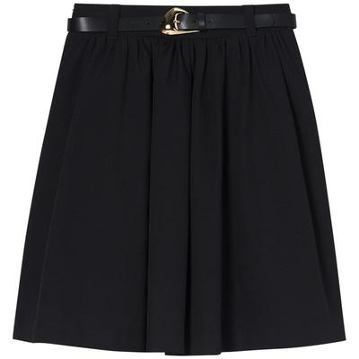 ToyzY 佰搭黑色a字半身裙高腰短款2025冬季新品ZC35550020