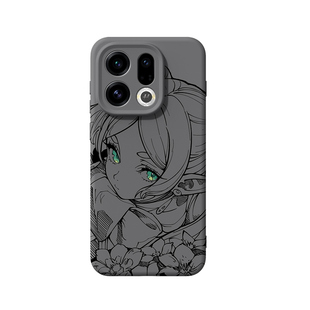 适用oppofindx9手机壳oppo液态硅胶findx9pro芙莉莲findx8s+磁吸充电x8ultra动漫9por二次元plus防摔0pp0简约