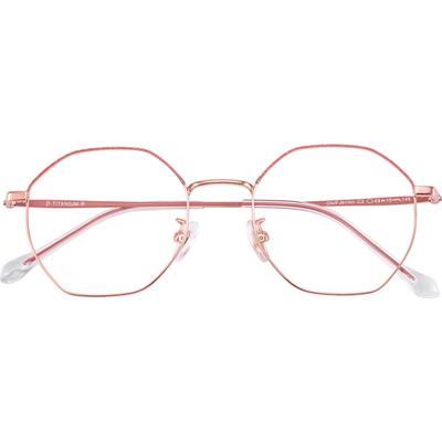 纯钛近视高度超轻配眼睛小框