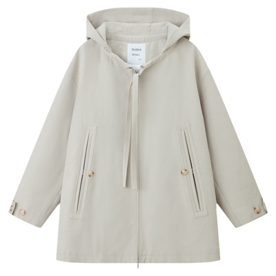 RUISHI芮时连帽系带风衣外套