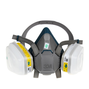 3M 6502QL防毒面具快扣套装防尘毒颗粒物喷漆化工农药防护面罩
