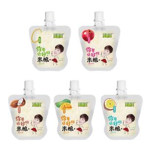 爽露爽吸吸米酿独立袋装一口米酿酒酿休闲零食一整箱湖北孝感特产