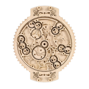 星空罗盘复古机械齿轮滚珠木质拼装模型手工DIY益智玩具立体拼图