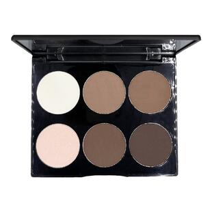 六色哑光修容粉饼专业彩妆学校学生立体提亮阴影鼻影裸妆大地眼影