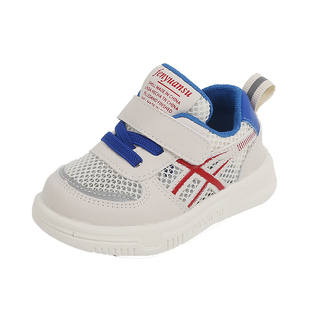 夏季学步鞋男宝宝网鞋透气凉鞋女童运动鞋1到3岁小童软底婴儿鞋子