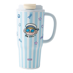 OCE史莱姆斯抱抱杯保温杯女士新款高颜值水杯冰霸杯吸管杯子