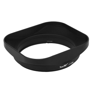 号歌 适用于索尼FE 35mm f1.8镜头方形金属遮光罩 35/1.8 微单相机复古配件 防眩光鬼影 保护镜头SEL35F18F