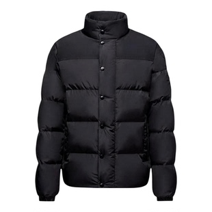 代购蒙口Virolais哑光短款立领羽绒服鹅绒男款夹克外套