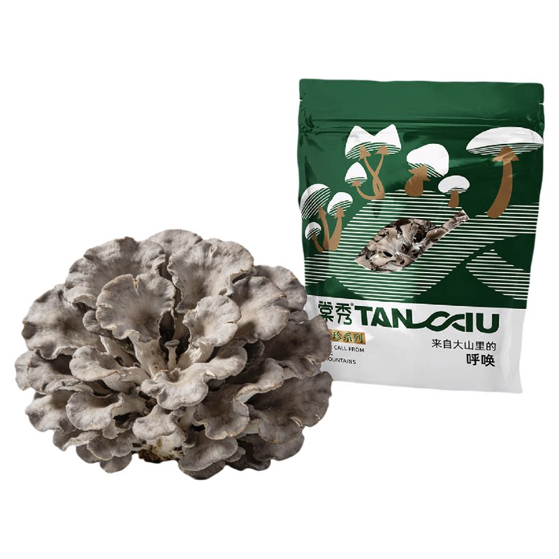 菓速源 灰树花50g头茬舞茸小花干巴菌舞菇灰树菇栗蘑菊花菌舞茸茶